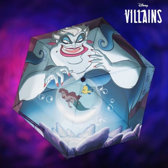 Disney Ursula Photo Realistic Art Umbrella - Picture 1 of 7
